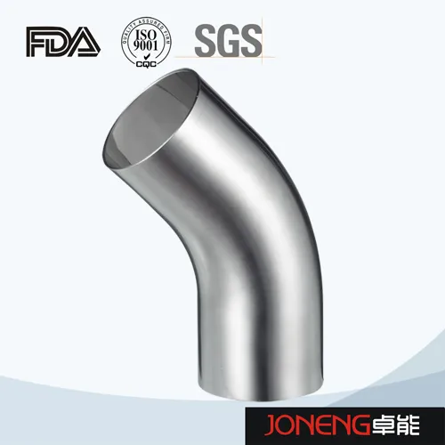 Stainless Steel Sanitary 90 Degree Bpe Seamless Elbow Pipe Fittings