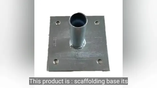 Ring Lock Scaffolding Frame Multi Pole Support Square Jack Base