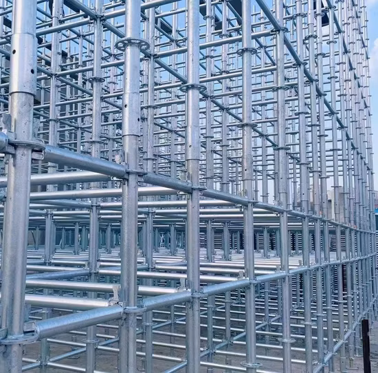 Construction Building Material Layher En12811 Altrad Heavy Duty Steel Modular Ringlock Scaffolding