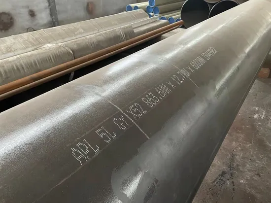 API5l X65 X52 Psl2 Carbon Steel LSAW Pipe 
