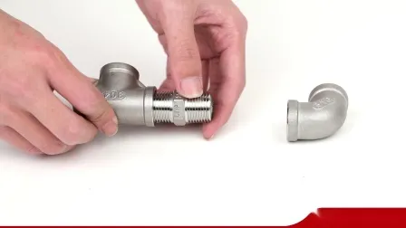 Factory Hot Sale Thread Stainless Steel Pipe Fittings Manufacturer OEM Elbow Tee Nipple Union 