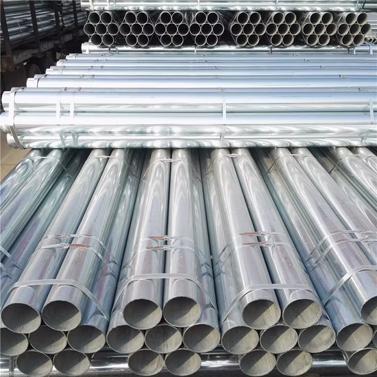 Round & Squarehot Dipped /Pre Galvanized Steel Pipe for Scaffolding and Construction