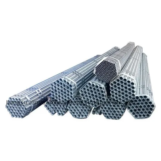 Gi Galvan Steel Pipe Scaffolding Tube ASTM A53 Z80 BS1387 1 1.5 2.5 3 4 6 Inch Hot Dipped Galvanized Round Steel Pipe Tube Price 