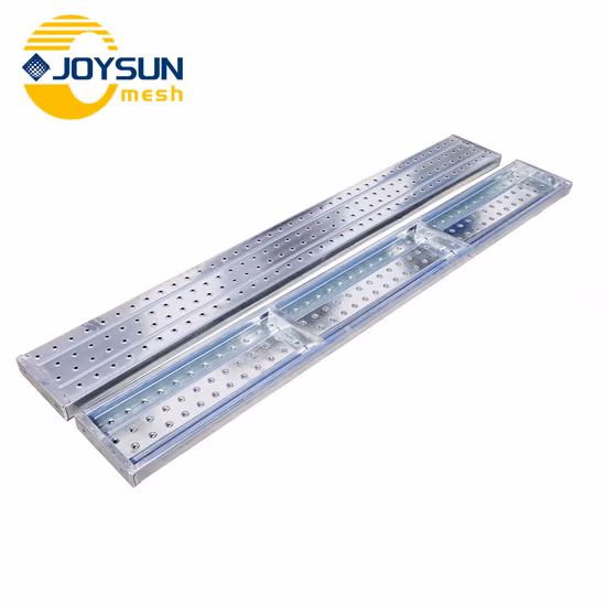 Construction Galvanized Scaffolding Boards Walking Platform Metal Deck Steel Plank
