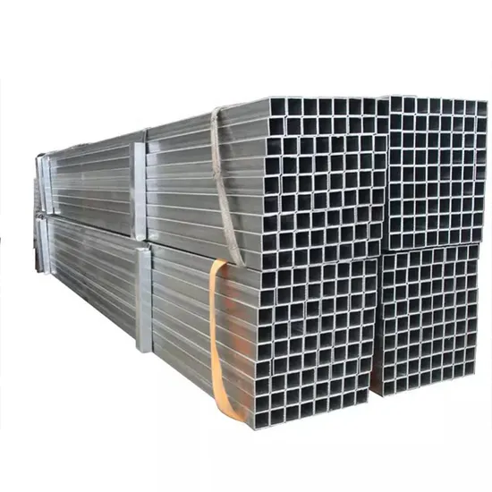 En 10219 BS 1387 Square Hollow Section Painted Black Steel As1163/C350 Shs Hot DIP Pre Galvanizing Gi Tube Metal Carbon Scaffolding Rectangular Galvanized Pipe 